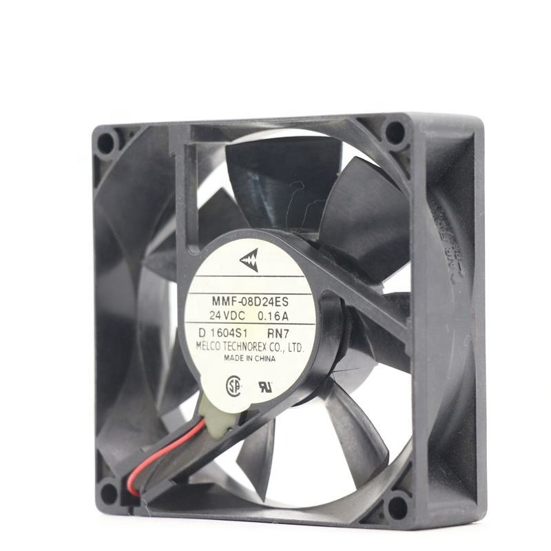 Mitsubishi MMF-08D24ES-RN7 24V DC 0.16A 8cm Ball Bearing 80X80X25mm 8025 Radiator Inverter Axial Cooling Fan