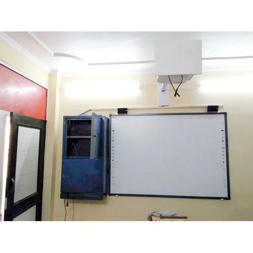 Digital Classroom Solution - 85" Display Size, 82" Active Area, Wireless/Wired Connectivity | Interactive White Board, E-learning Software, Real-time Assessments