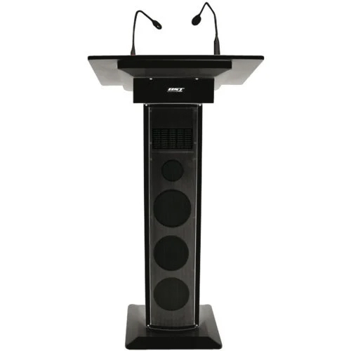 Black Metal Audio Electronic Lectern Podium