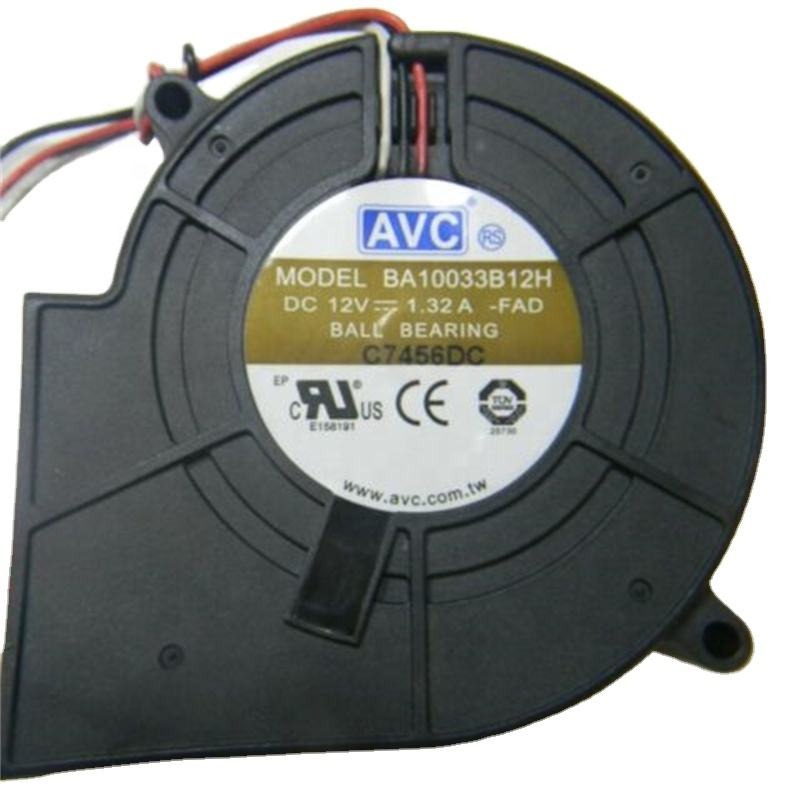 BA10033B12H 97x33mm 12V DC 1.32A 15.84W 4 Wires 4 Pin PWM 35cfm 4000RPM Server Grill Blower Centrifugal Cooling Fan