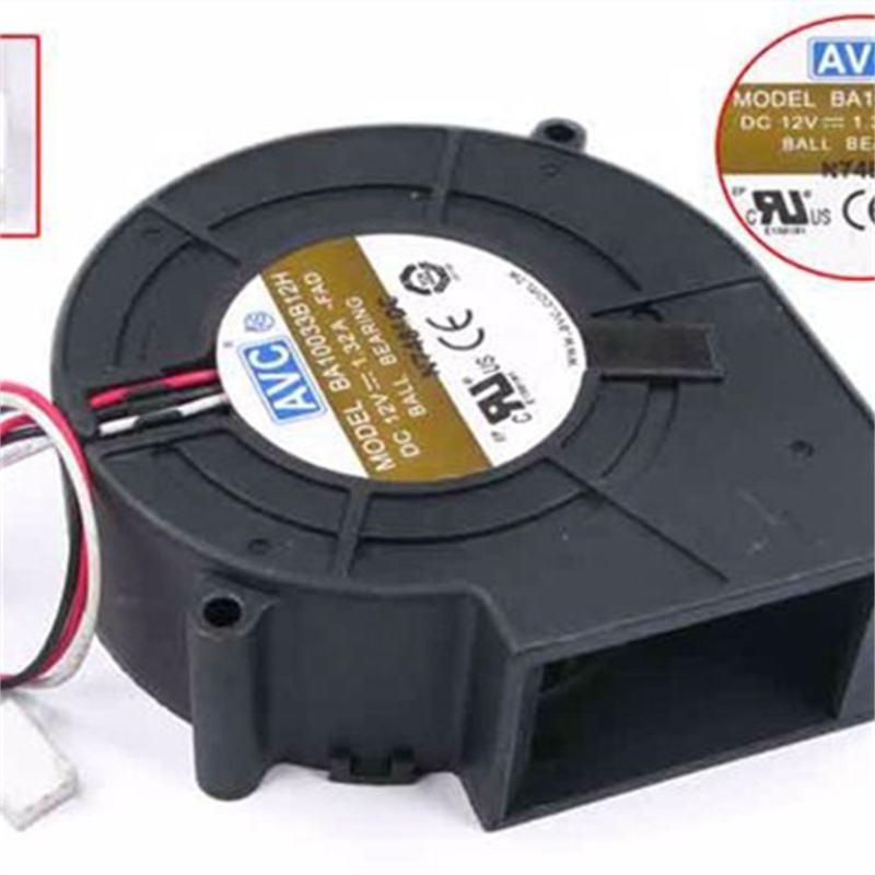 BA10033B12H 97x33mm 12V DC 1.32A 15.84W 4 Wires 4 Pin PWM 35cfm 4000RPM Server Grill Blower Centrifugal Cooling Fan