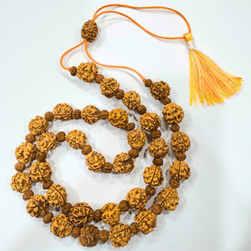 3 Mukhi Rudraksha Mala