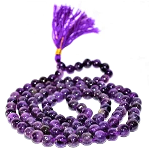 Natural Amethyst Mala