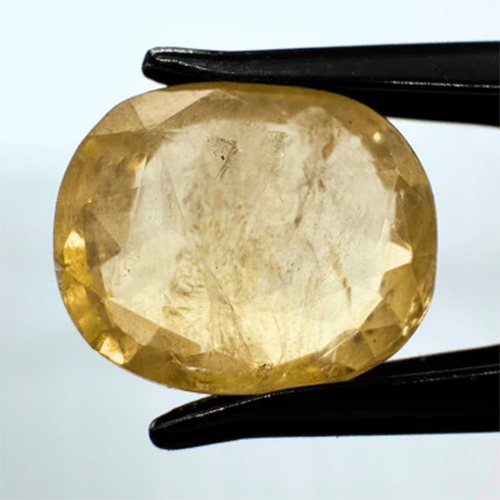 8.75 cts Yellow Sapphire Pukhraj Ceylonese