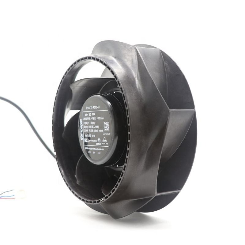ebmpapst R1G175-RC02-11 175mm 48V DC 39W 0.8A 3100RPM Blower Heat Exchanger Communication Base Station Centrifugal Cooling Fan