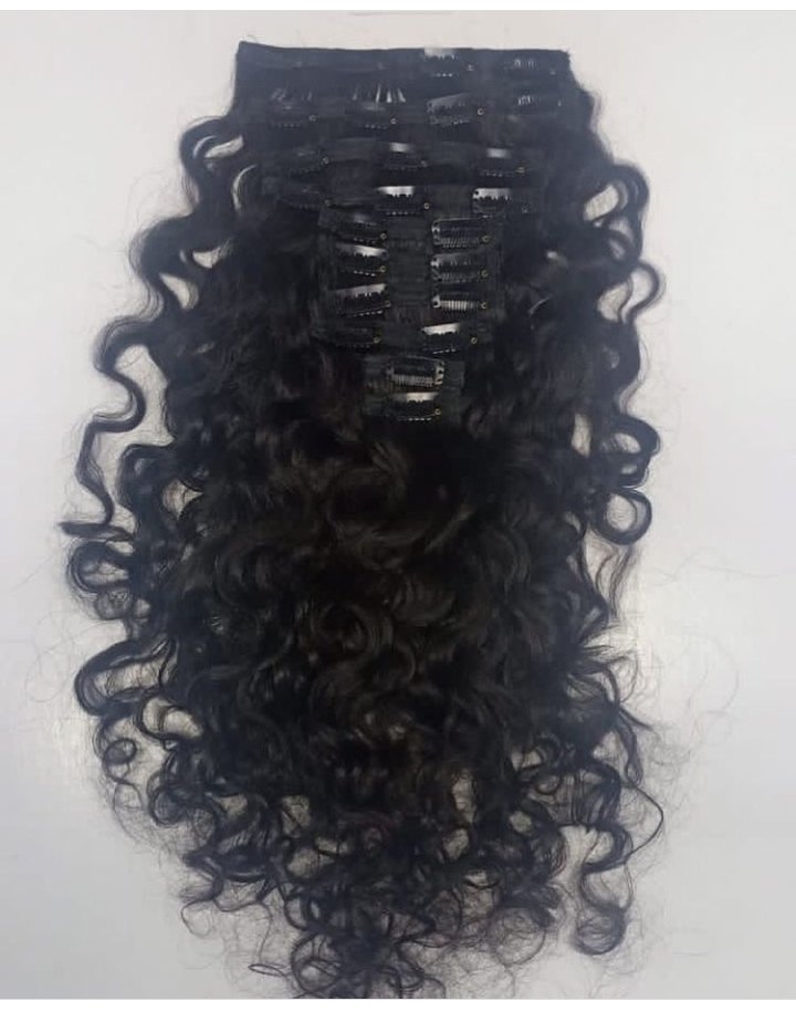 Curly virgin remy indian hair