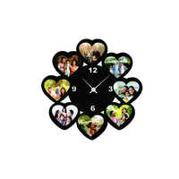 Ppwc41 Personalized Sublimation Wall Clock - Color: Black