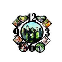 Ppwc43 Personalized Sublimation Wall Clock - Color: Black