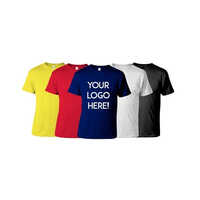 Men's Cotton Custom T Shirt - Color: Multicolor