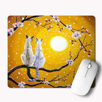 Custom Printed Mouse Pad - Color: Yellow