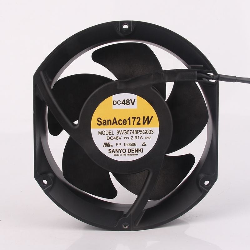 SANYO 9WG5748P5G003 12V 24V DC48V 2.91a EC AC 172X172X51MM 17CM 17251 High air Volume Inverter Fan Heat Dissipation Cooling Fan