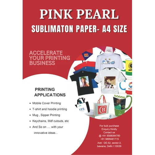 A4 Sublimation Paper - Color: White