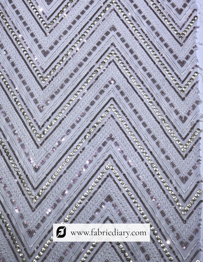 Luxurious Sequins Fabric for Red Carpet and Evening Wear