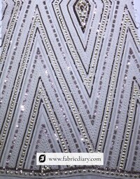 Luxurious Sequins Fabric for Evening Wear Dress
