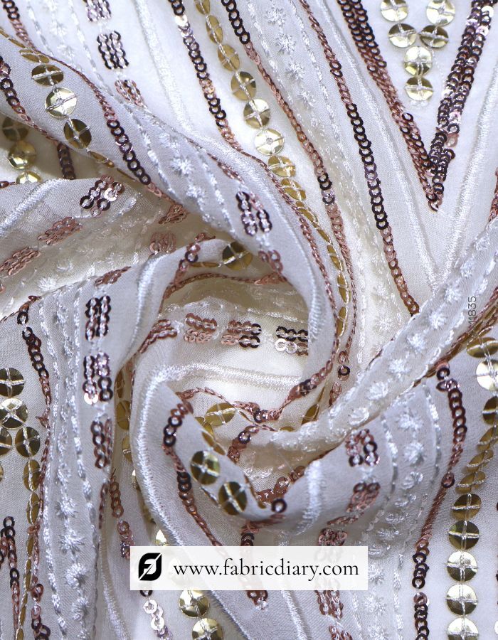 Luxurious Sequins Fabric for Evening Wear Dress