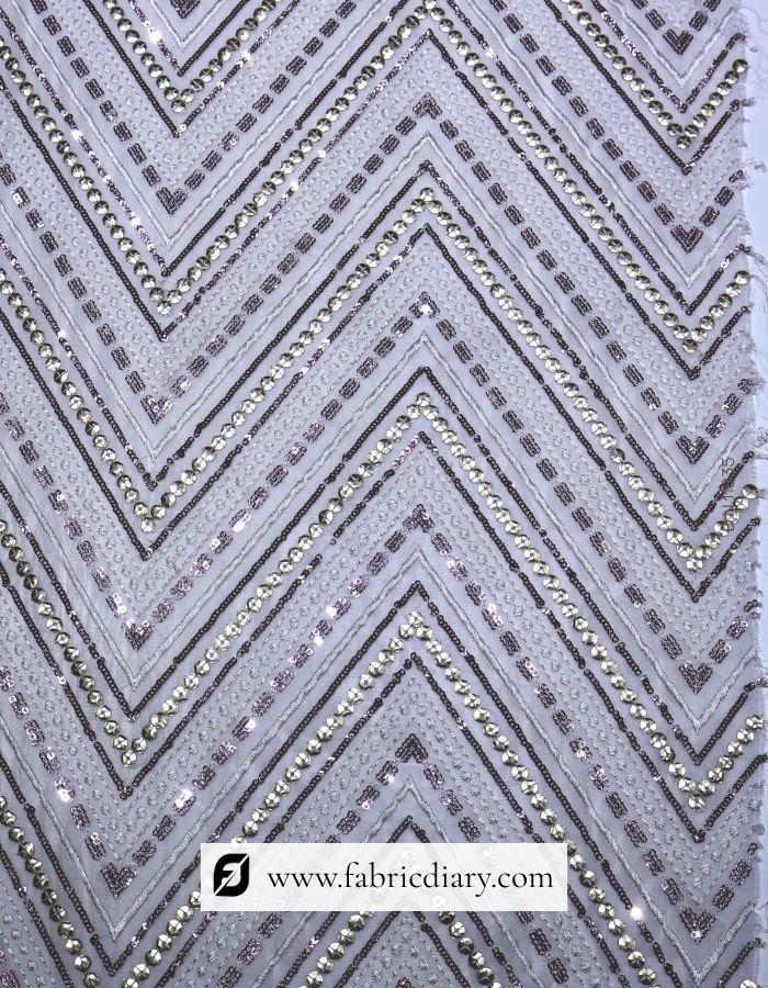 Luxurious Sequins Fabric for Red Carpet and Evening Wear