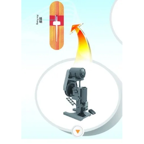Semi Auto Hit Backside Pin Fixing Machine - Dimension (L*W*H): 45 X 35 X 70  Centimeter (Cm)