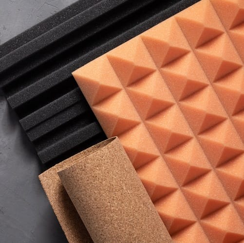 Melamine Painted Acoustic Foam - Cavity: Insulation Cavity