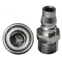 Pneumatic Quick Coupler - Color: Silver