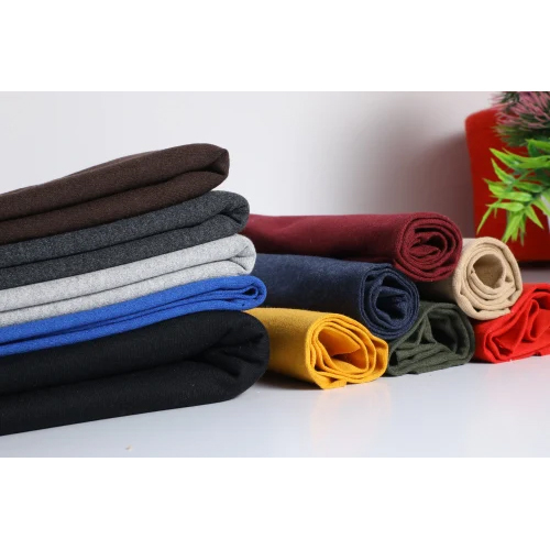 Orange Loop Knitted Fabric