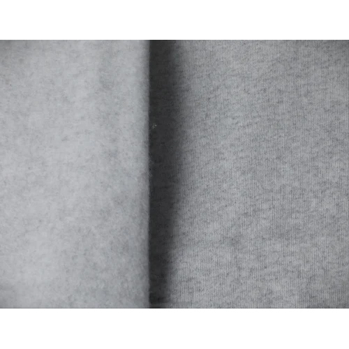 Loop Knit Raising Fabric White Melange