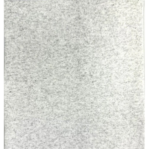 White Melange Single Jersey Fabric