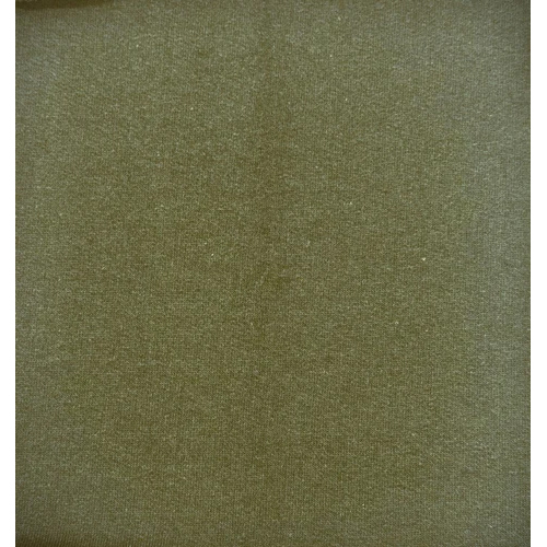 Poly Cotton Loopknit Without Raising Olive Green