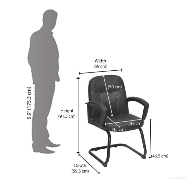 NILKAMAL MAYOR VISITOR CHAIR 