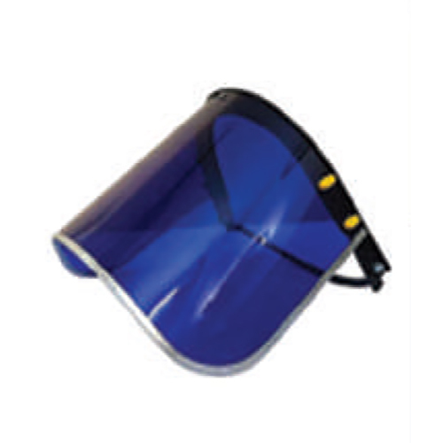 POLYCARBONATE FACE SHIELD BLUE