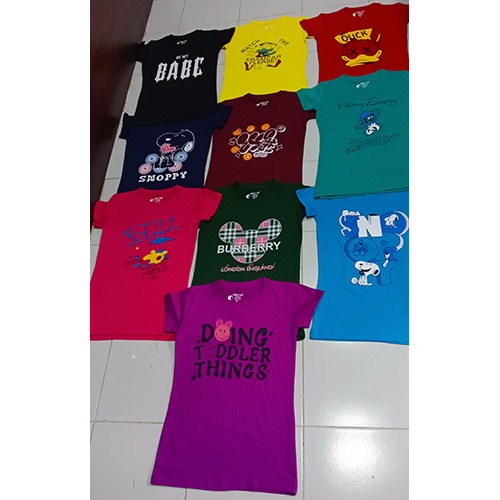 Basic Half Sleeve Ladies T-Shirt - Design: Comfort
