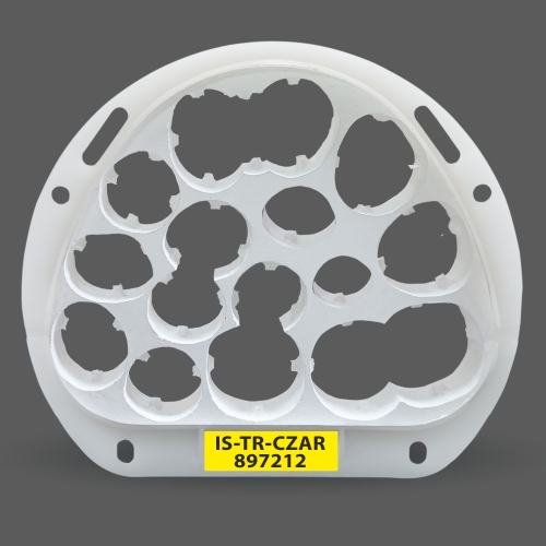 Iso-statically pressed Translucent Pre shaded Zirconia 'D' Shape Blanks (IS-TR-CZAR)