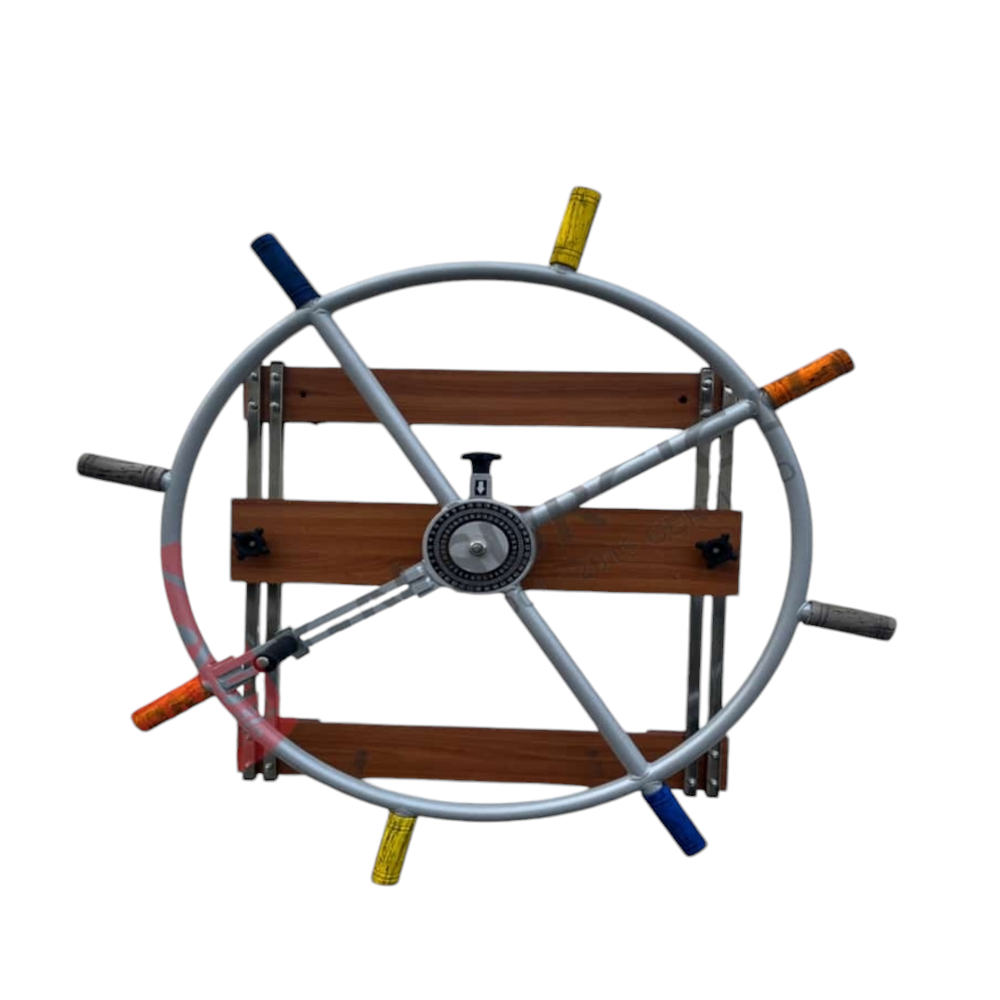 Physio Therapy Nautical cum Shoulder Wheel Wall Mounted is fitted With Resistance Mechanism And 360 degree scale Powder Coated Finish