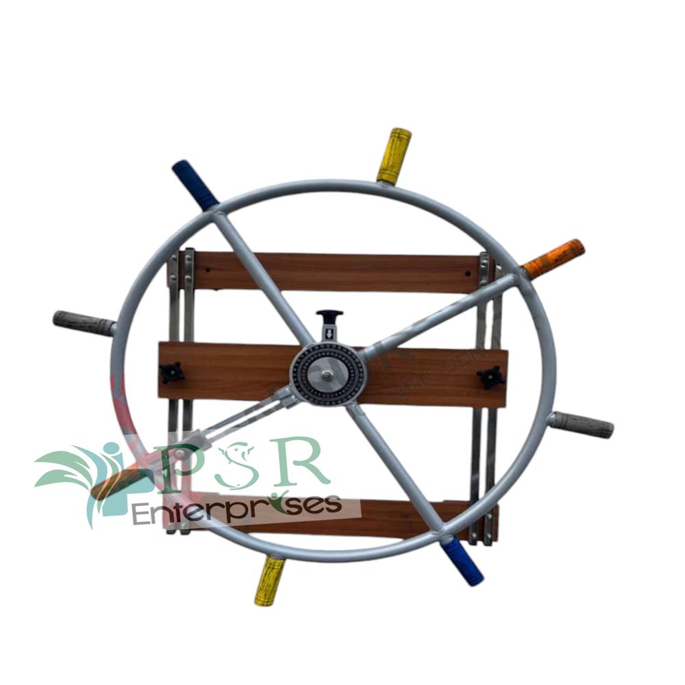 Physio Therapy Nautical cum Shoulder Wheel Wall Mounted is fitted With Resistance Mechanism And 360 degree scale Powder Coated Finish