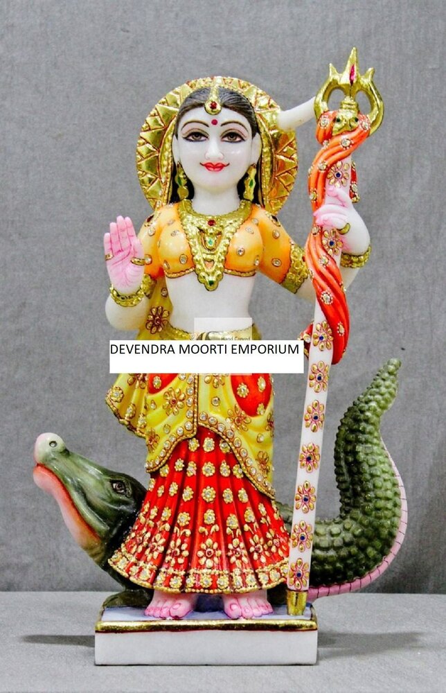 Makrana Marble Beautiful Craved KHODIYAR MATA Statue