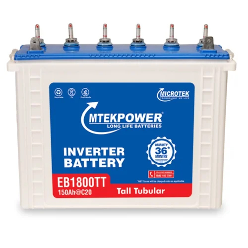 Tall Tubular EB1800TT+ Microtek 150 AH Battery