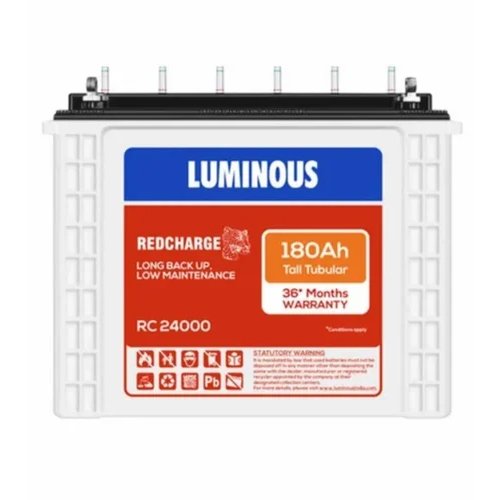 180 AH RC 24000 Luminous Tubular Battery