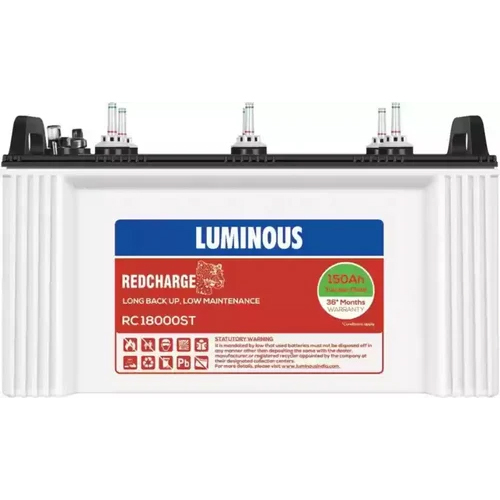 RC18000ST 150 AH Luminous Tubular Battery