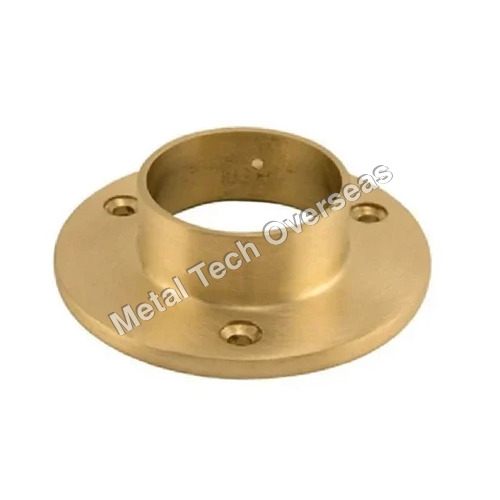 6 Inch Brass Flanges - Color: Golden