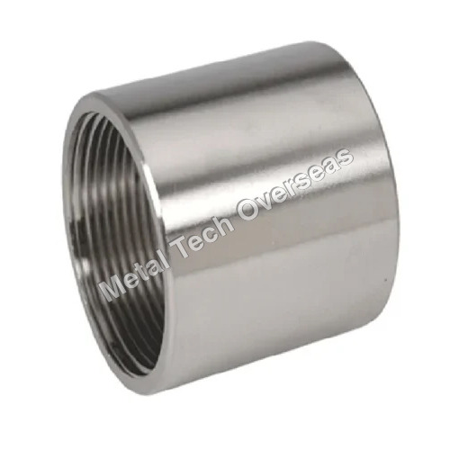 Stainless Steel Socketweld Coupling - Color: Silver