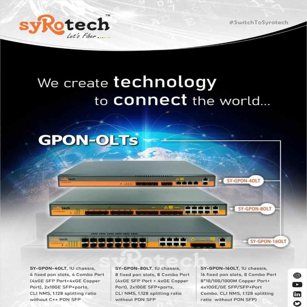 Syrotech 4 Port Gepon Olt