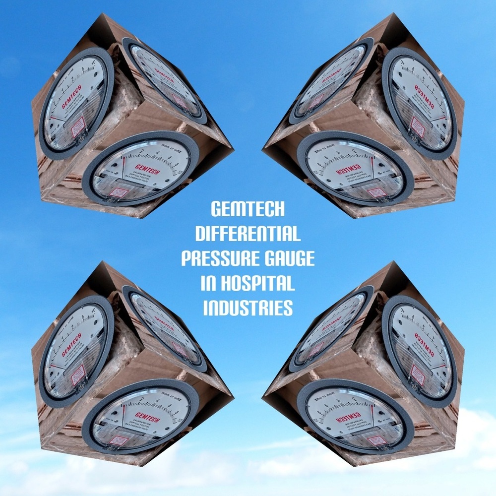 GEMTECH G2005 Differential Pressure Gauge 0-5 Inch