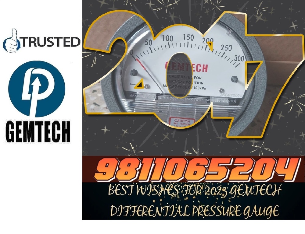 Wholesaler India GEMTECH DIFFERENTIAL PRESSURE GAUGE by Malpur Solan Himachal Pradesh