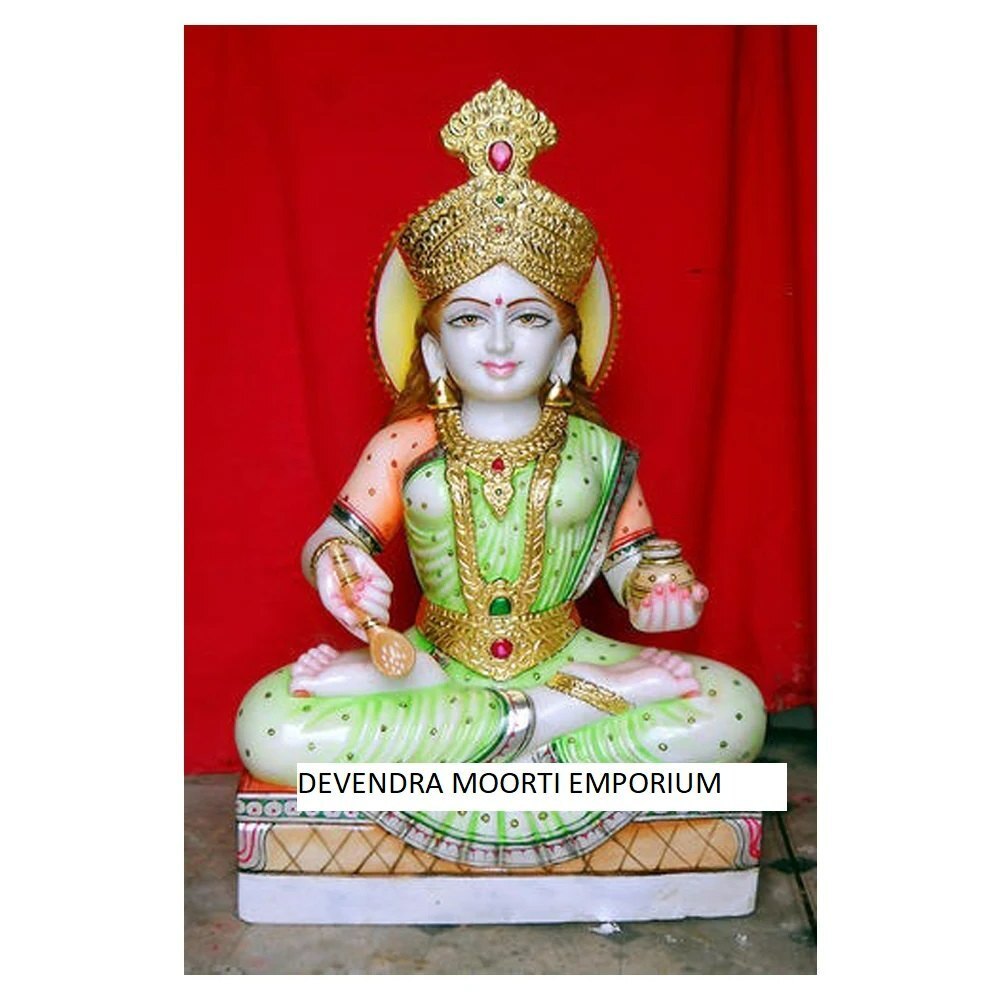 marble annapurna mata statue