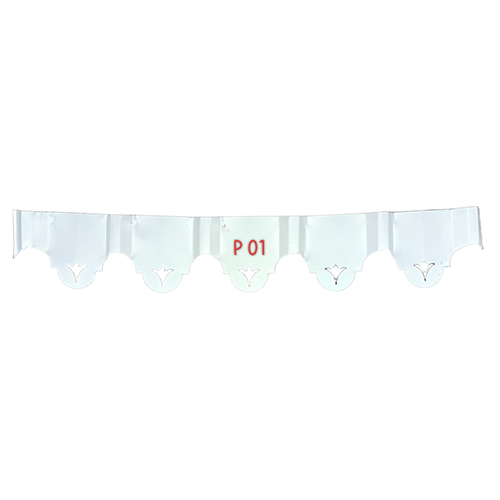 7x42 Inch Trapzoidal Design PPGL Sheet
