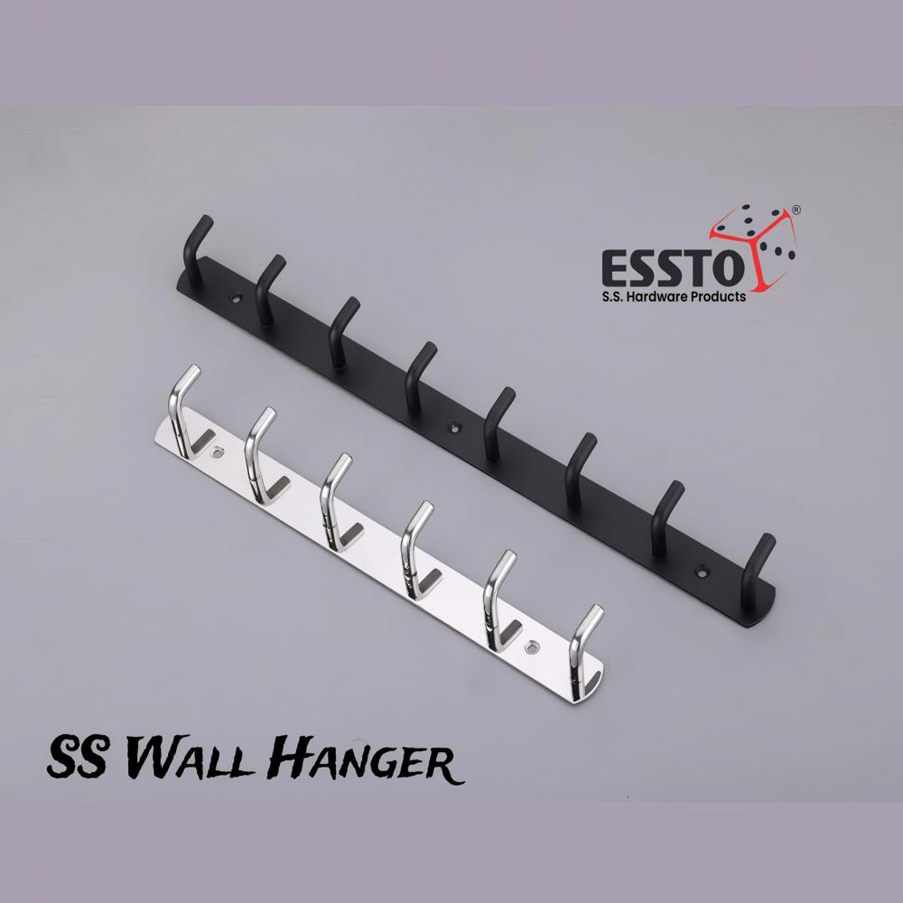 Cloth Hanger Hook - Color: Black & Silver