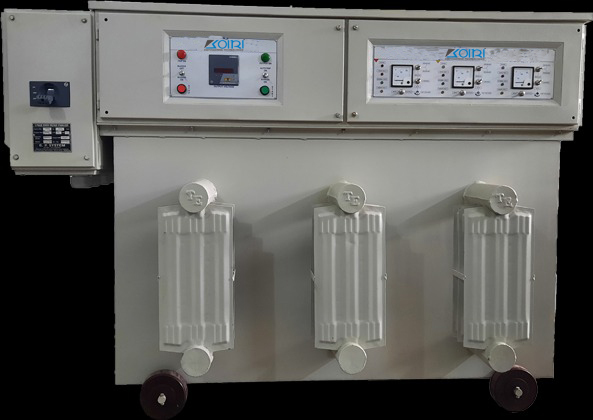 Koiri 15 KVA 3 Phase Copper Wound Servo Voltage Stabilizer (340-460V)- Natural Air Cooled