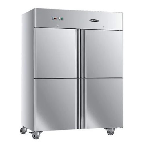 4 Door Commercial Refrigerator - Color: Silver
