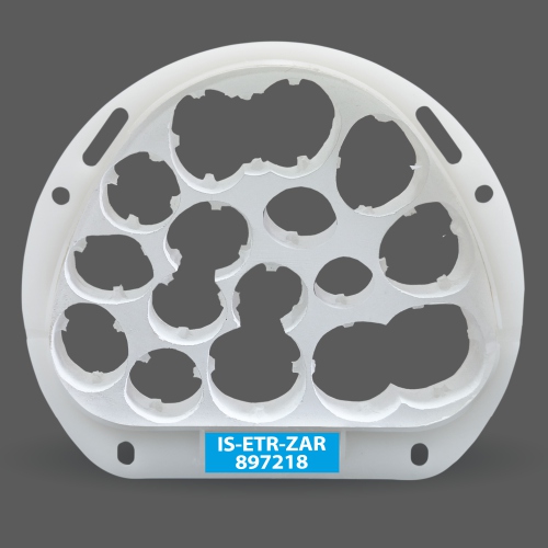 Isostatically Pressed 'D' Shape Zirconia Dental Blanks In Extreme Translucent (Is-etr-zar) - Color: White