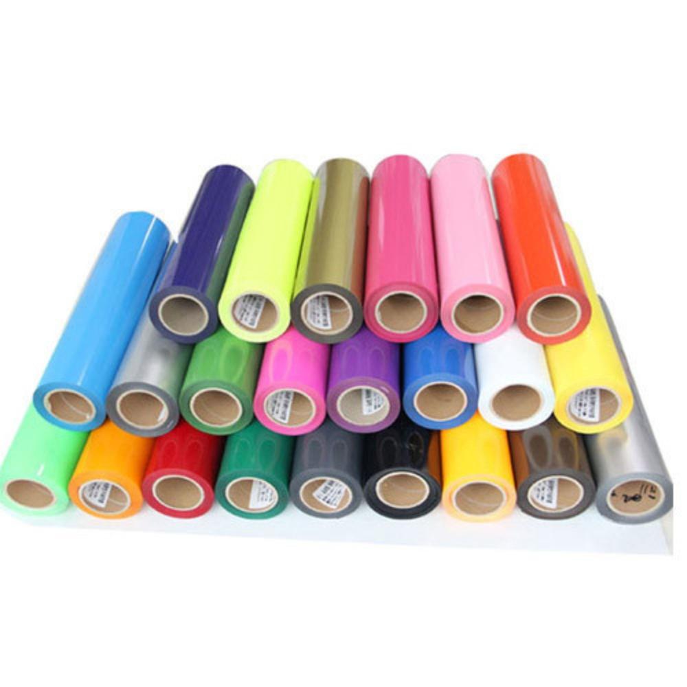 All Type Heat Transfer Vinyl Rolls Hologram Metallic Flock Neon Heat Transfer Vinyl Rolls