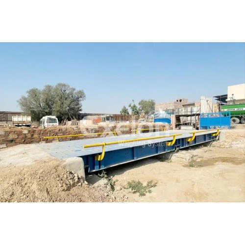 Pitless Steel Weighbridge - Color: Grey Yellow